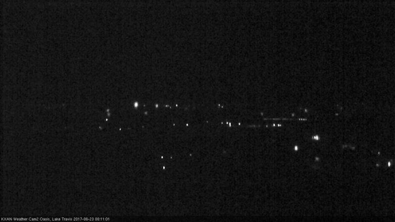 Lake Travis webcam, June 22, 2017 11:30 PM CT