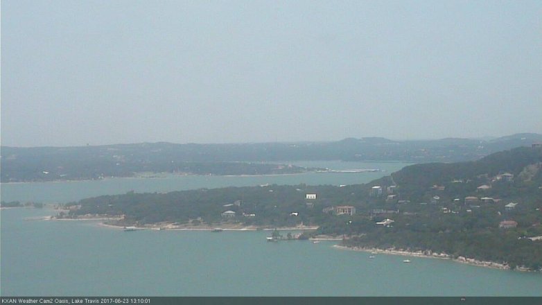 Lake Travis webcam, June 23, 2017 12:25 PM CT