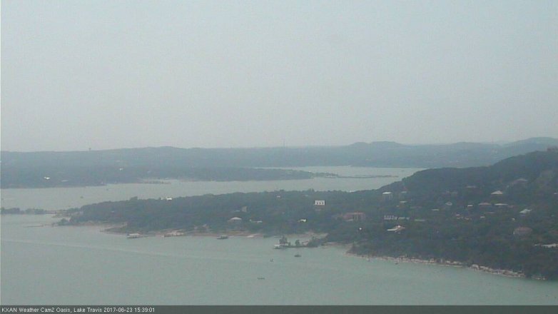 Lake Travis webcam, June 23, 2017 2:50 PM CT