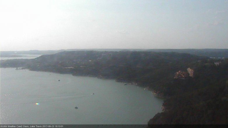 Lake Travis webcam, June 23, 2017 5:20 PM CT