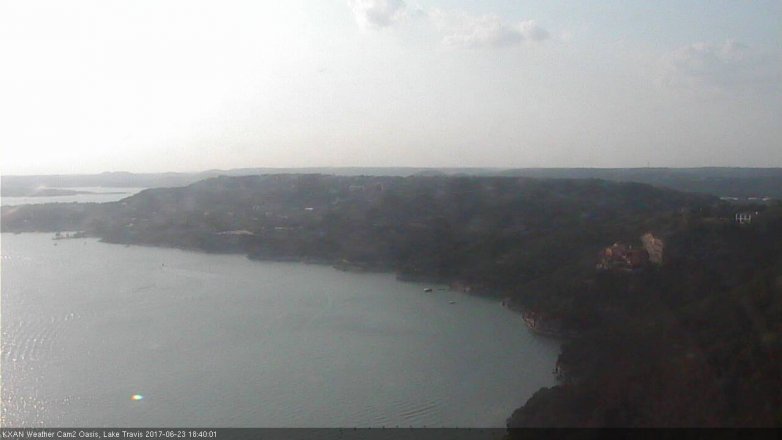 Lake Travis webcam, June 23, 2017 5:45 PM CT