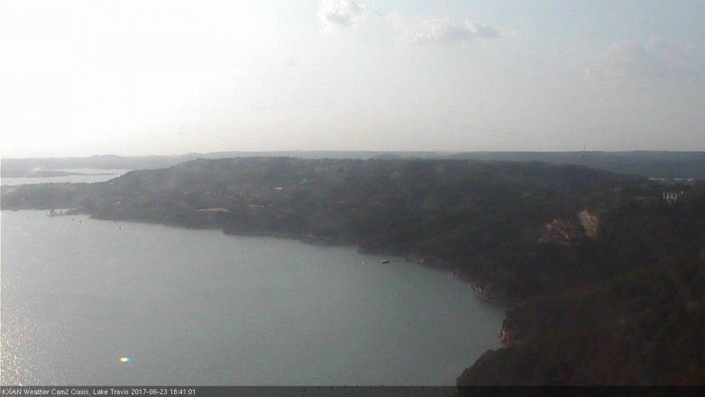 Lake Travis webcam, June 23, 2017 6:00 PM CT