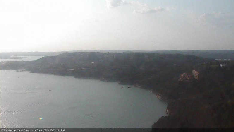 Lake Travis webcam, June 23, 2017 6:10 PM CT