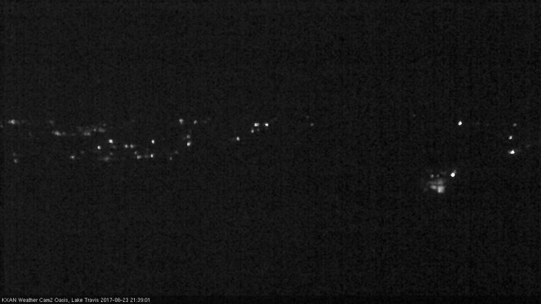 Lake Travis webcam, June 23, 2017 8:50 PM CT