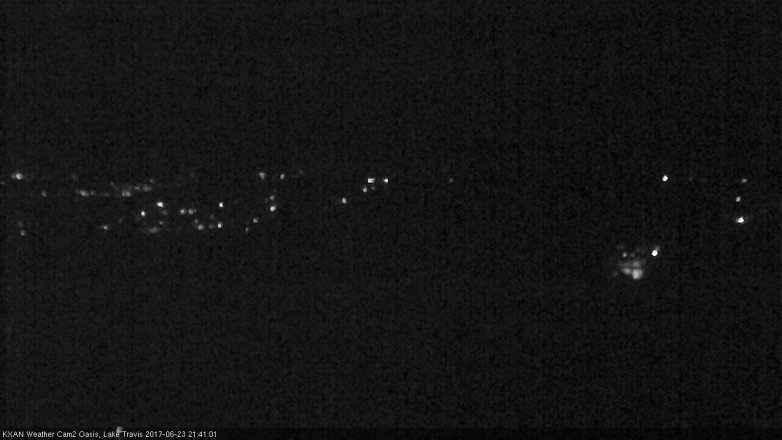 Lake Travis webcam, June 23, 2017 9:05 PM CT