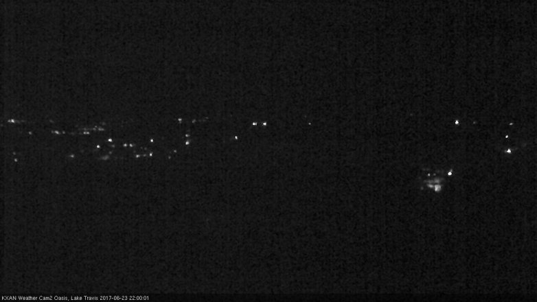 Lake Travis webcam, June 23, 2017 9:10 PM CT