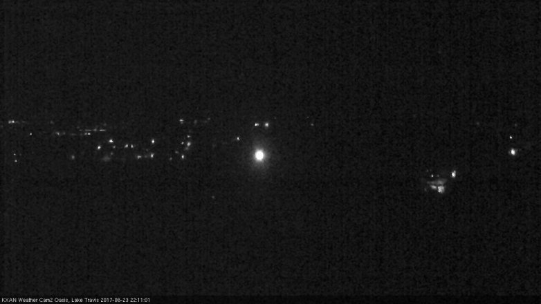Lake Travis webcam, June 23, 2017 9:15 PM CT