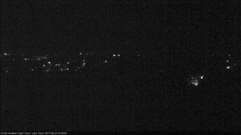 Lake Travis webcam, June 23, 2017 9:30 PM CT