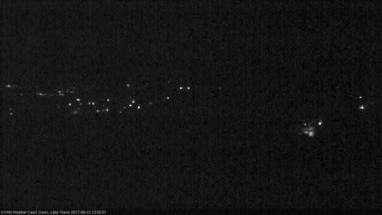 Lake Travis webcam, June 23, 2017 10:20 PM CT