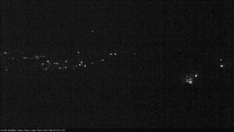 Lake Travis webcam, June 23, 2017 10:25 PM CT