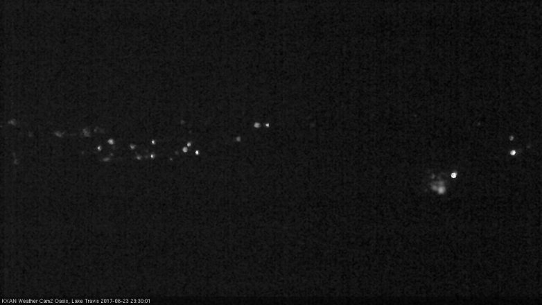 Lake Travis webcam, June 23, 2017 10:35 PM CT