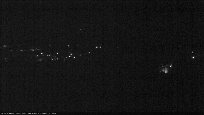 Lake Travis webcam, June 23, 2017 10:40 PM CT