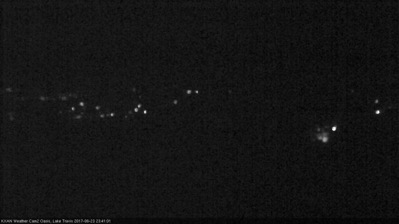 Lake Travis webcam, June 23, 2017 11:00 PM CT