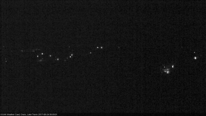Lake Travis webcam, June 23, 2017 11:20 PM CT
