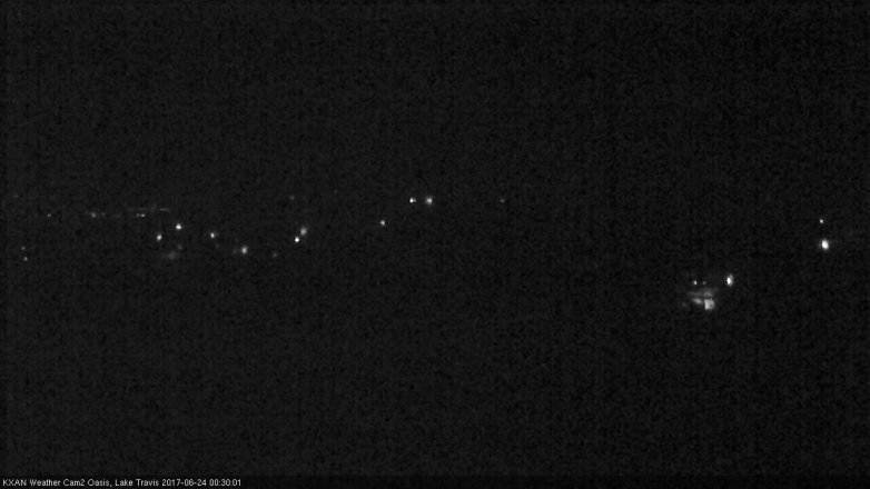 Lake Travis webcam, June 23, 2017 11:45 PM CT