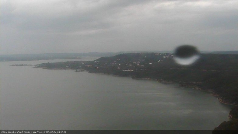 Lake Travis webcam, June 24, 2017 9:00 AM CT