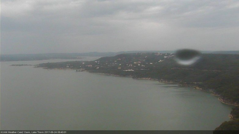 Lake Travis webcam, June 24, 2017 9:10 AM CT