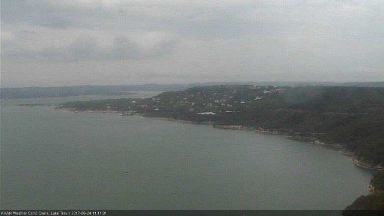 Lake Travis webcam, June 24, 2017 10:20 AM CT