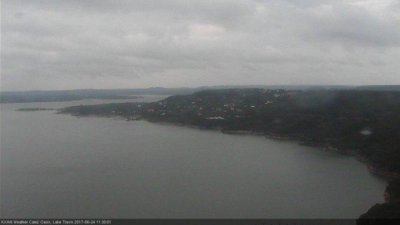 Lake Travis webcam, June 24, 2017 10:45 AM CT