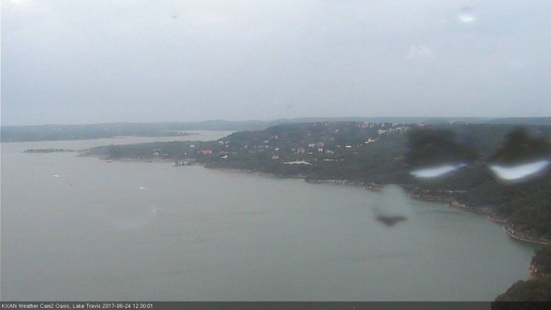 Lake Travis webcam, June 24, 2017 11:35 AM CT