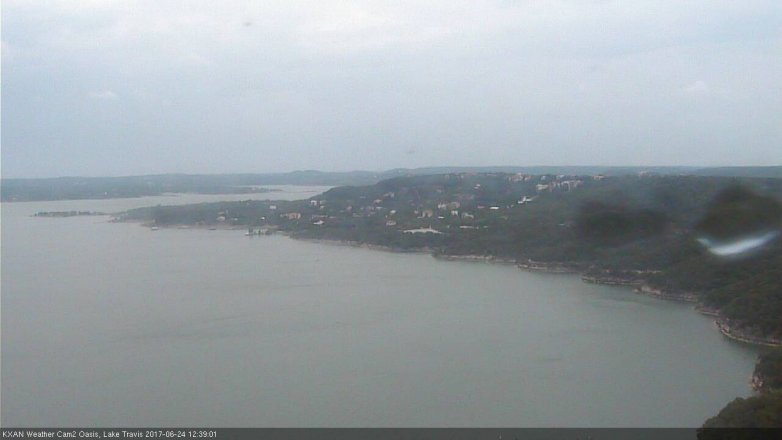 Lake Travis webcam, June 24, 2017 11:45 AM CT