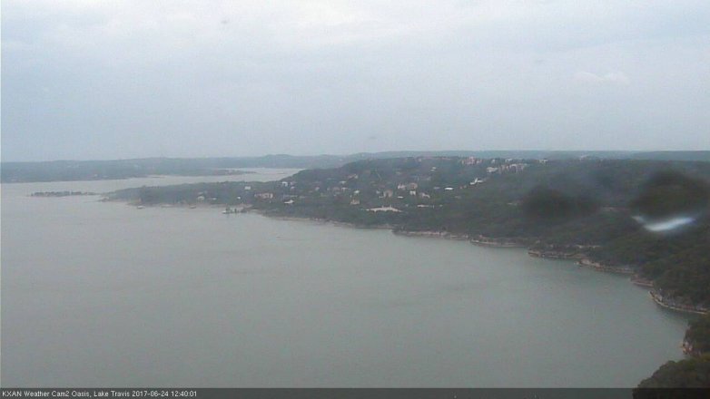 Lake Travis webcam, June 24, 2017 11:50 AM CT