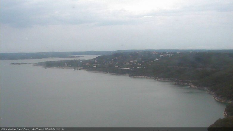 Lake Travis webcam, June 24, 2017 12:25 PM CT
