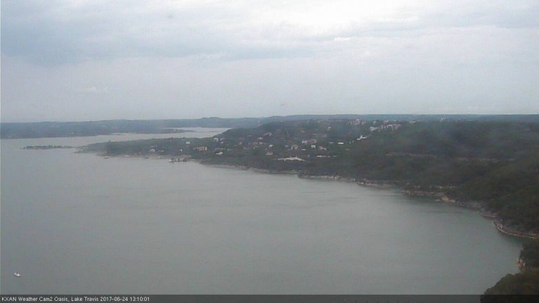 Lake Travis webcam, June 24, 2017 12:40 PM CT