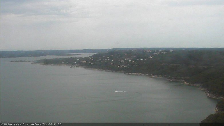 Lake Travis webcam, June 24, 2017 12:45 PM CT
