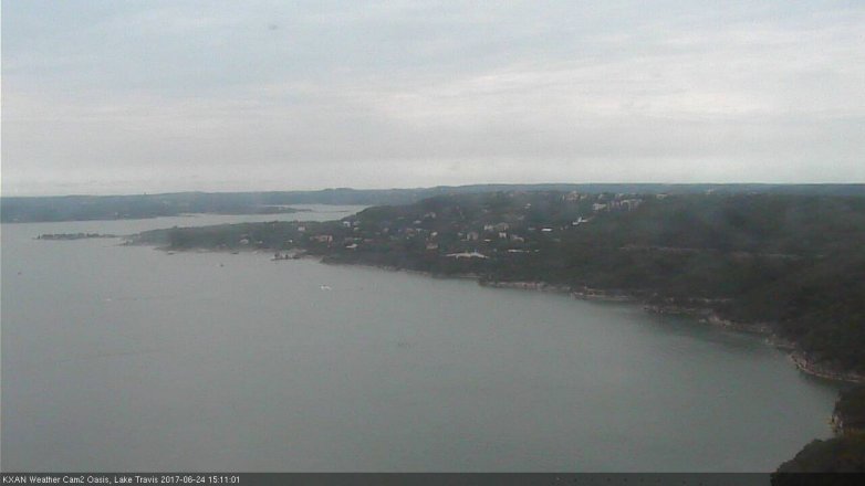 Lake Travis webcam, June 24, 2017 2:25 PM CT
