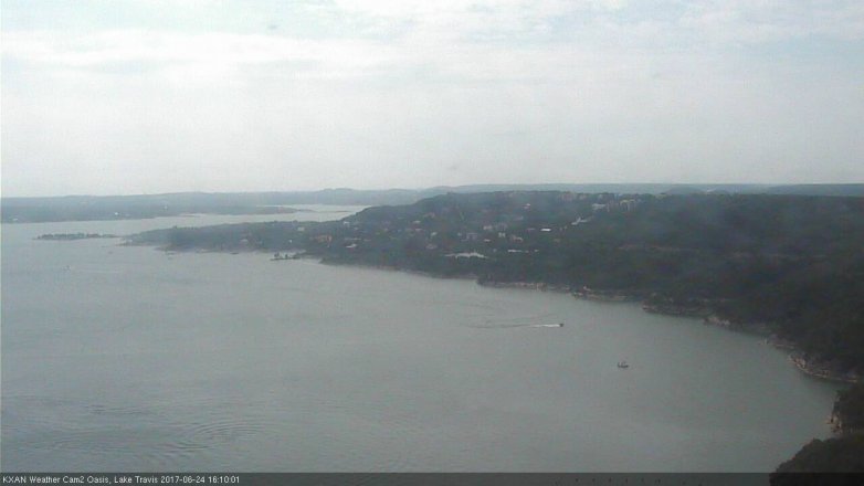 Lake Travis webcam, June 24, 2017 3:25 PM CT