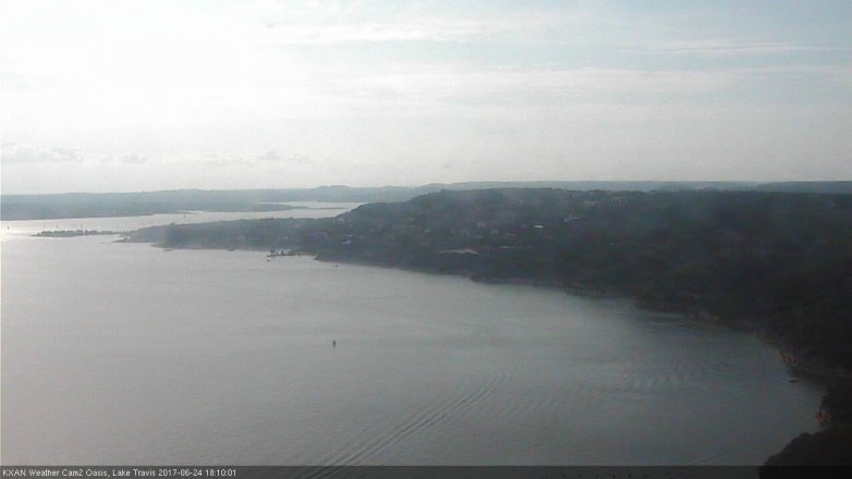 Lake Travis webcam, June 24, 2017 5:20 PM CT