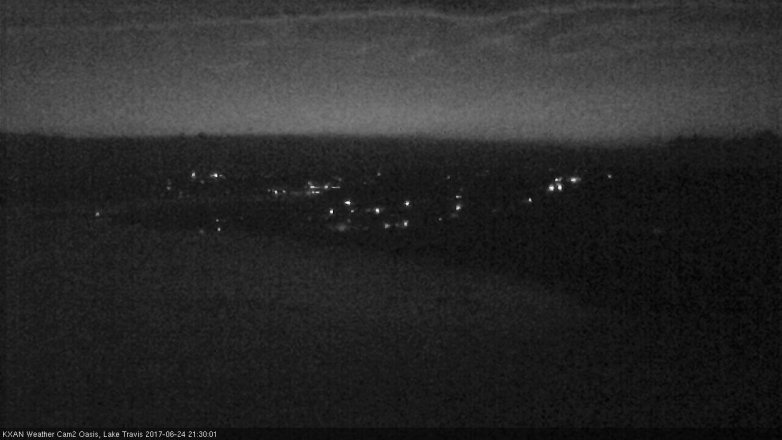 Lake Travis webcam, June 24, 2017 8:40 PM CT