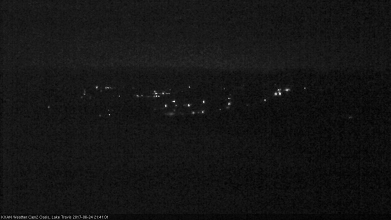 Lake Travis webcam, June 24, 2017 8:45 PM CT