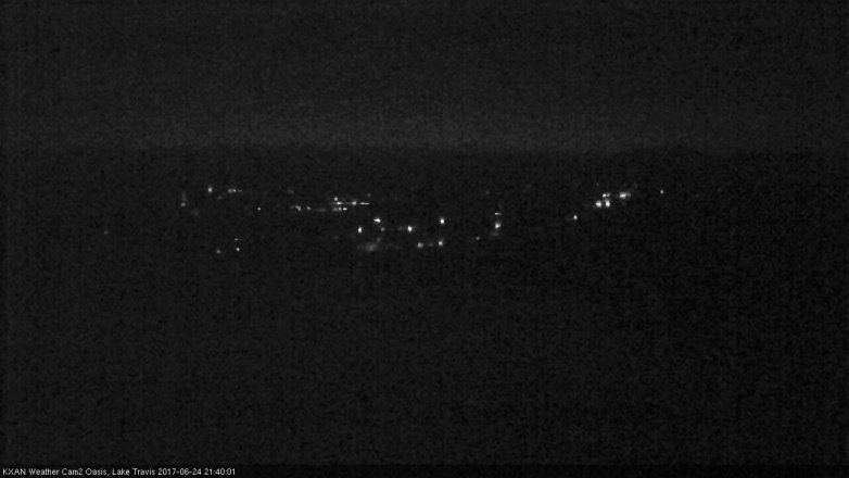 Lake Travis webcam, June 24, 2017 8:50 PM CT