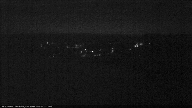 Lake Travis webcam, June 24, 2017 9:05 PM CT