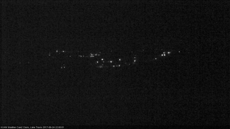 Lake Travis webcam, June 24, 2017 9:10 PM CT