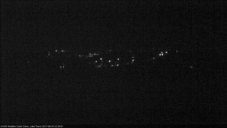 Lake Travis webcam, June 24, 2017 9:35 PM CT