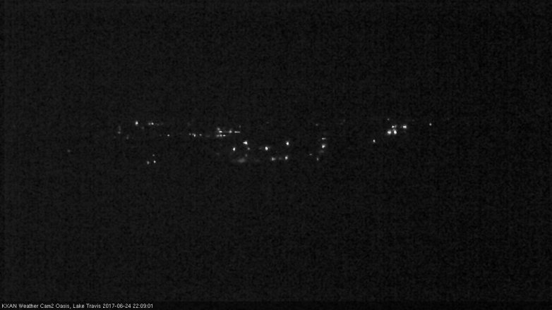 Lake Travis webcam, June 24, 2017 9:40 PM CT