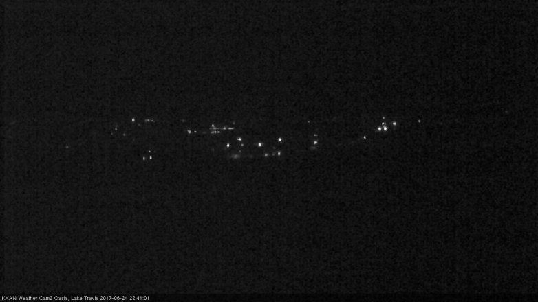 Lake Travis webcam, June 24, 2017 9:45 PM CT