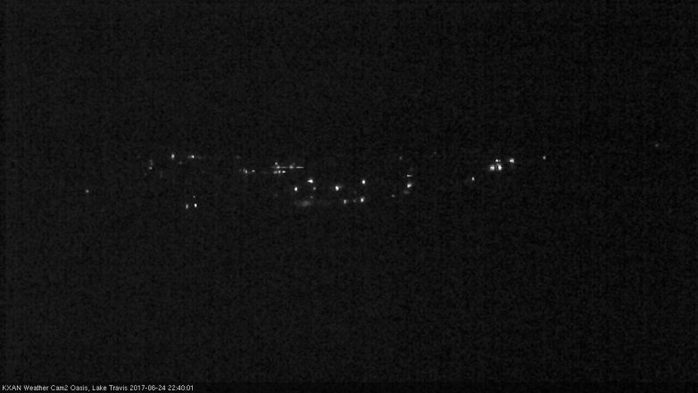 Lake Travis webcam, June 24, 2017 9:55 PM CT