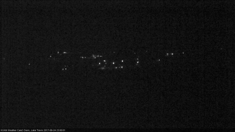 Lake Travis webcam, June 24, 2017 10:05 PM CT