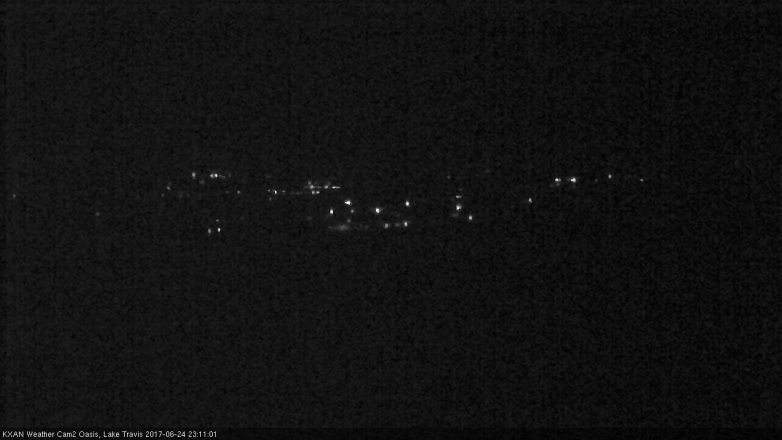 Lake Travis webcam, June 24, 2017 10:20 PM CT
