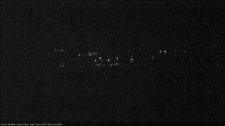 Lake Travis webcam, June 24, 2017 10:40 PM CT