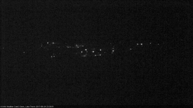 Lake Travis webcam, June 24, 2017 10:45 PM CT