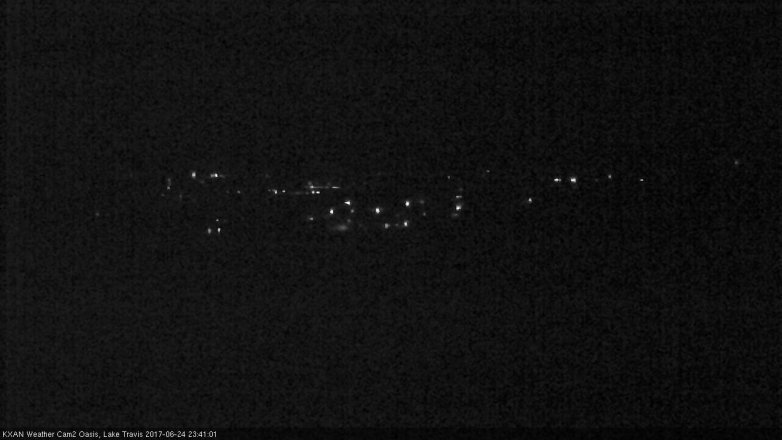 Lake Travis webcam, June 24, 2017 11:05 PM CT