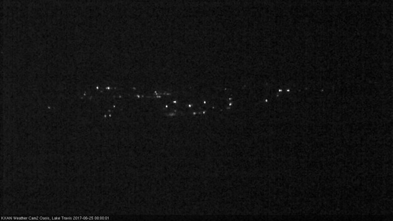 Lake Travis webcam, June 24, 2017 11:20 PM CT