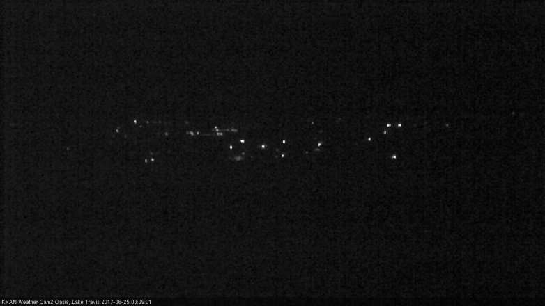 Lake Travis webcam, June 24, 2017 11:25 PM CT
