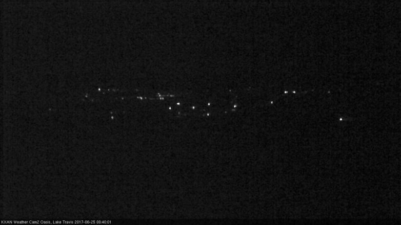 Lake Travis webcam, June 24, 2017 11:50 PM CT