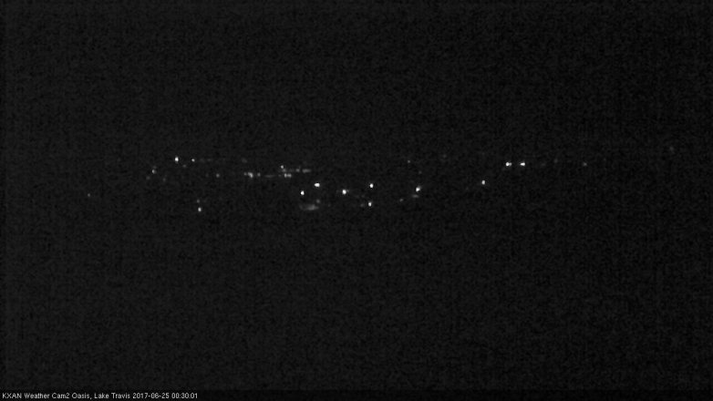 Lake Travis webcam, June 24, 2017 12:00 AM CT
